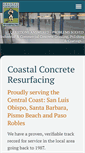 Mobile Screenshot of coastalconcreteresurfacing.com